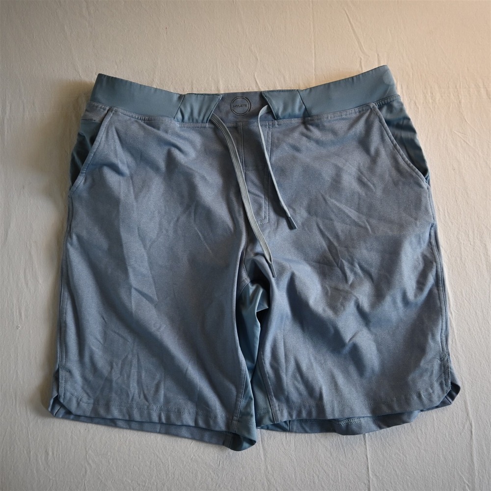 Hylete XLx9.5" Light Blue‎ Above Knee Crossfit Mens Shorts